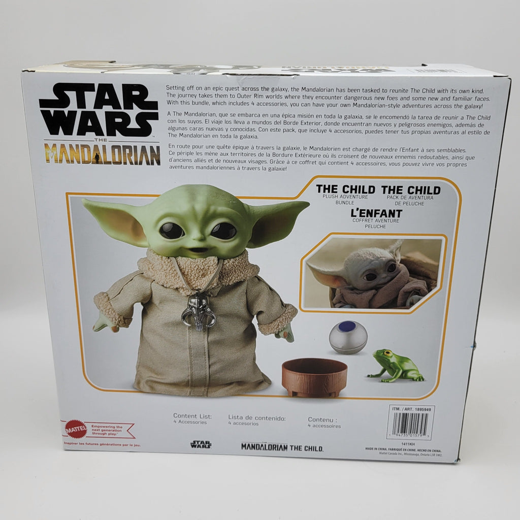Star Wars The Mandalorian The Child Grogu Plush Adventure Bundle back box