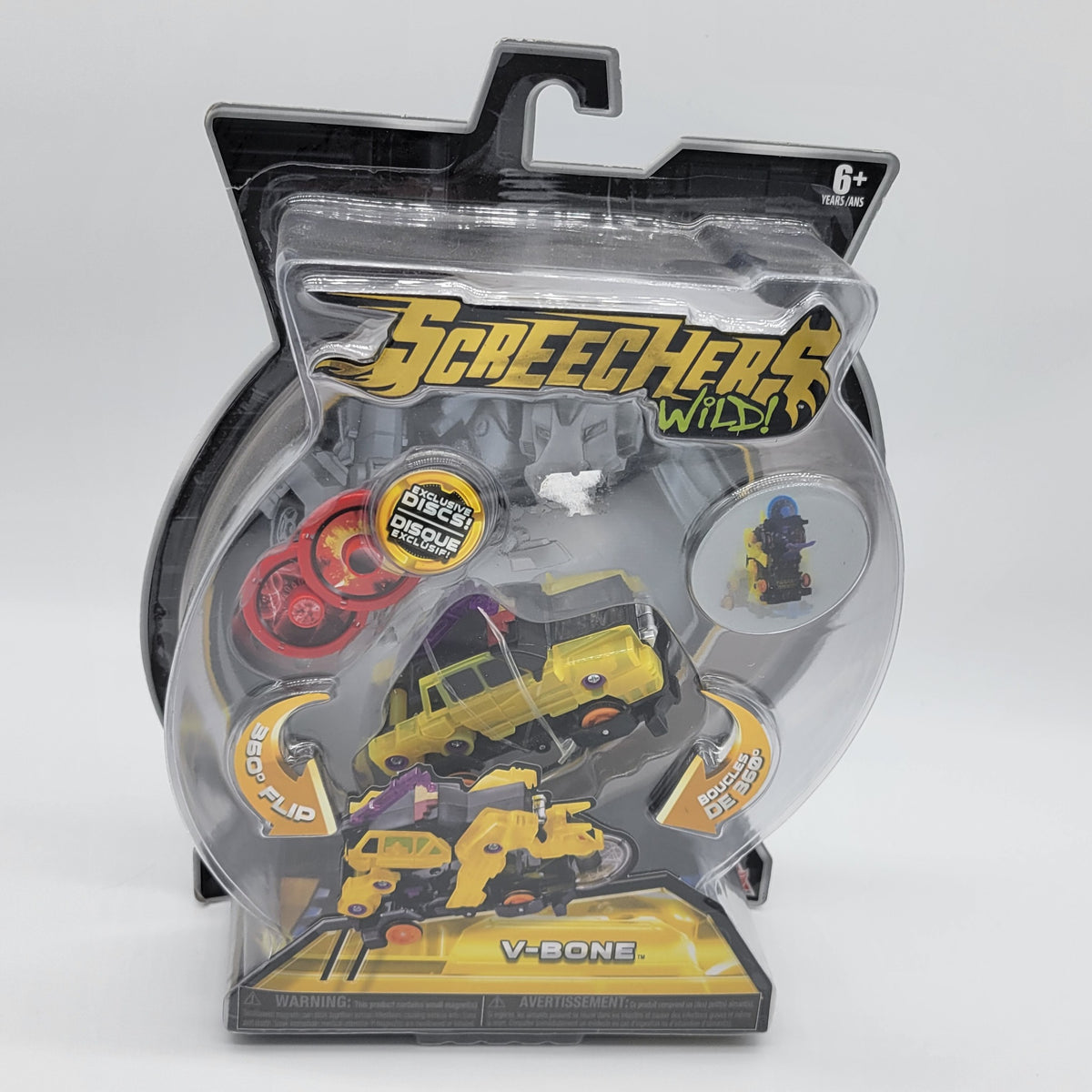 Screechers Wild V-Bone transforming vehicle toy in sealed package