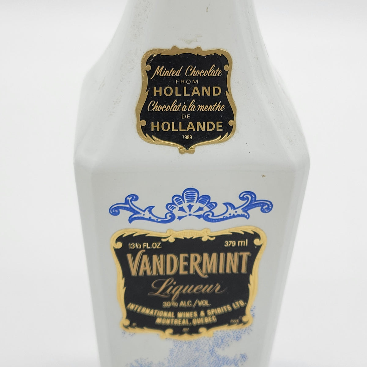 Vintage Vandermint label close-up